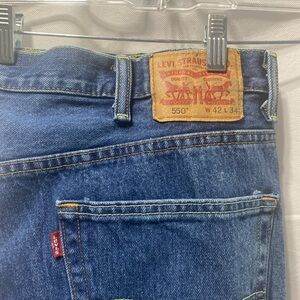 Levi's Relaxed Blue Jeans Classic Denim - 42 x 34